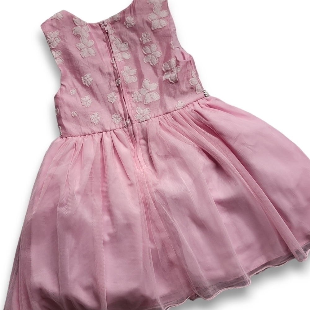 NWT Adorable 3T Pink Dress with front Accent By PURPLE ROSE for Macy's - Picture 4 of 5